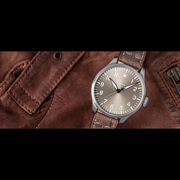 Laco Watch Augsburg Taupe Limited EdItion Rare - Picture 5 of 9